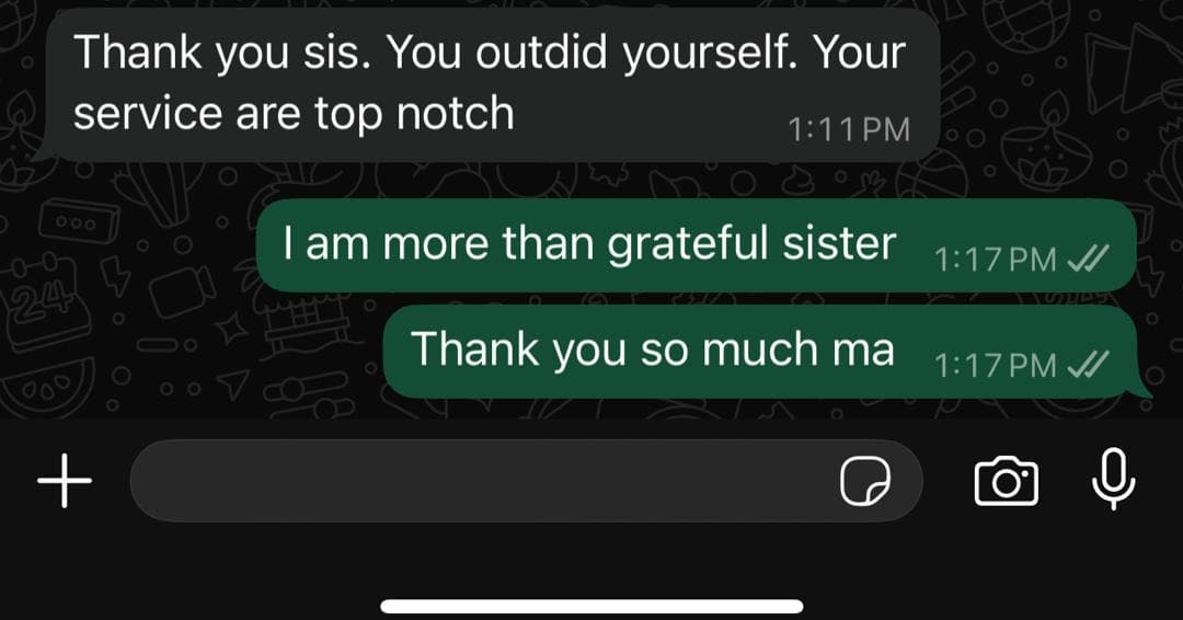 Client testimonial for FoodCatering by Unik